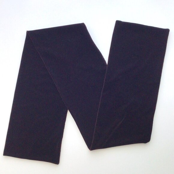 Brown Velvet Scarf - Picture 4 of 5